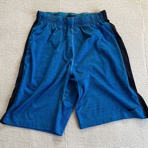 Blue Nike shorts